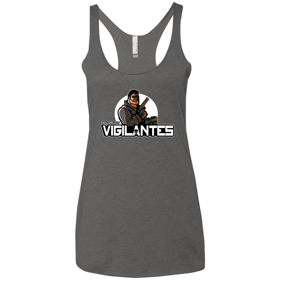 T-Shirts Premium Heather / X-Small NYC Vigilantes Women's Triblend Racerback Tank