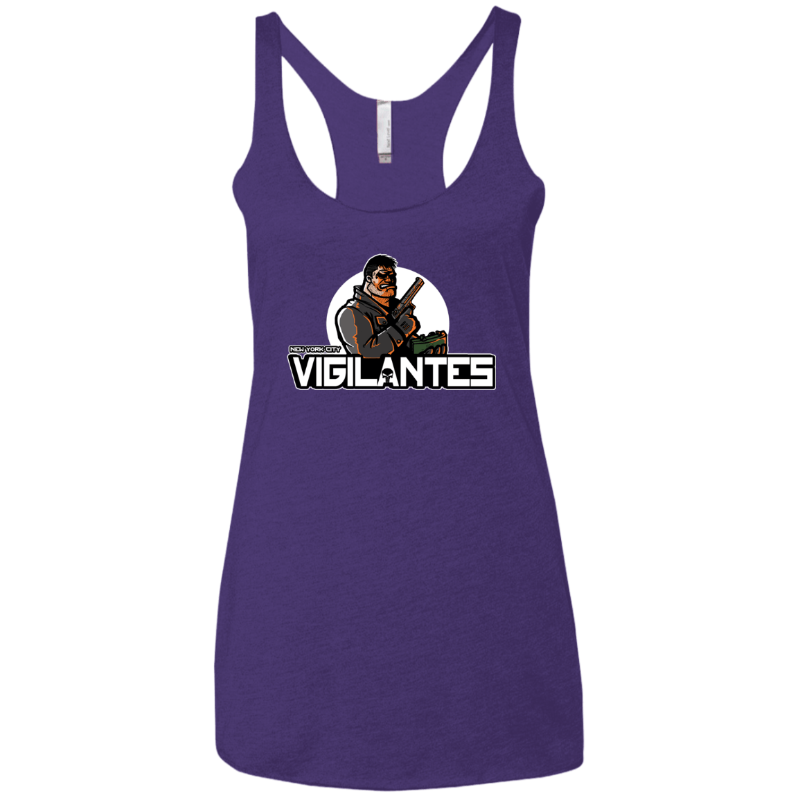 T-Shirts Purple Rush / X-Small NYC Vigilantes Women's Triblend Racerback Tank