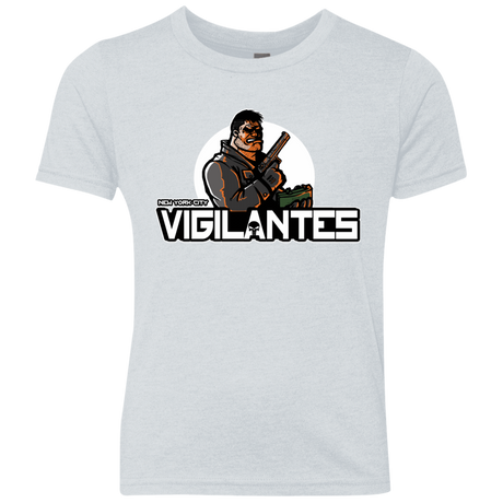 T-Shirts Heather White / YXS NYC Vigilantes Youth Triblend T-Shirt