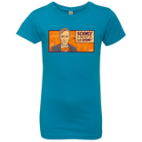 T-Shirts Turquoise / YXS NYE key future Girls Premium T-Shirt