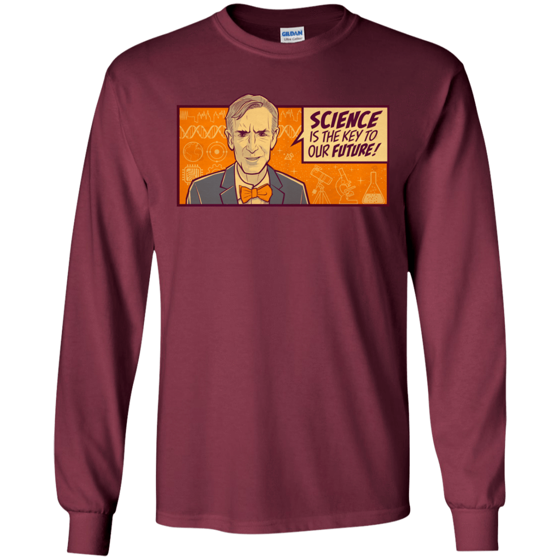 T-Shirts Maroon / S NYE key future Long Sleeve T-Shirt