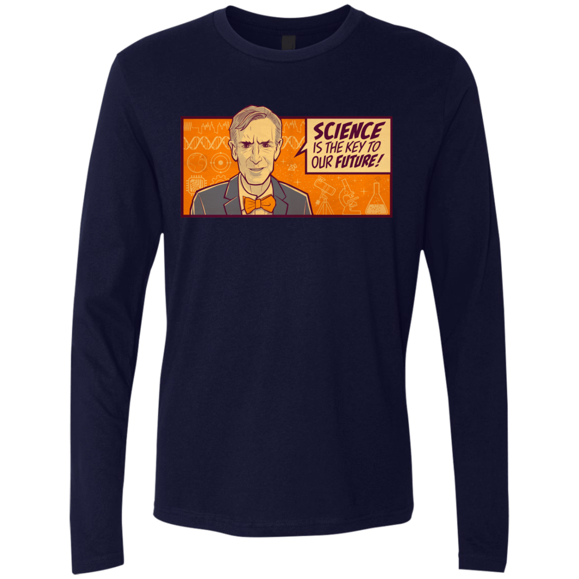 T-Shirts Midnight Navy / S NYE key future Men's Premium Long Sleeve