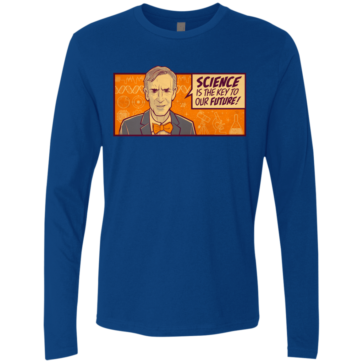 T-Shirts Royal / S NYE key future Men's Premium Long Sleeve