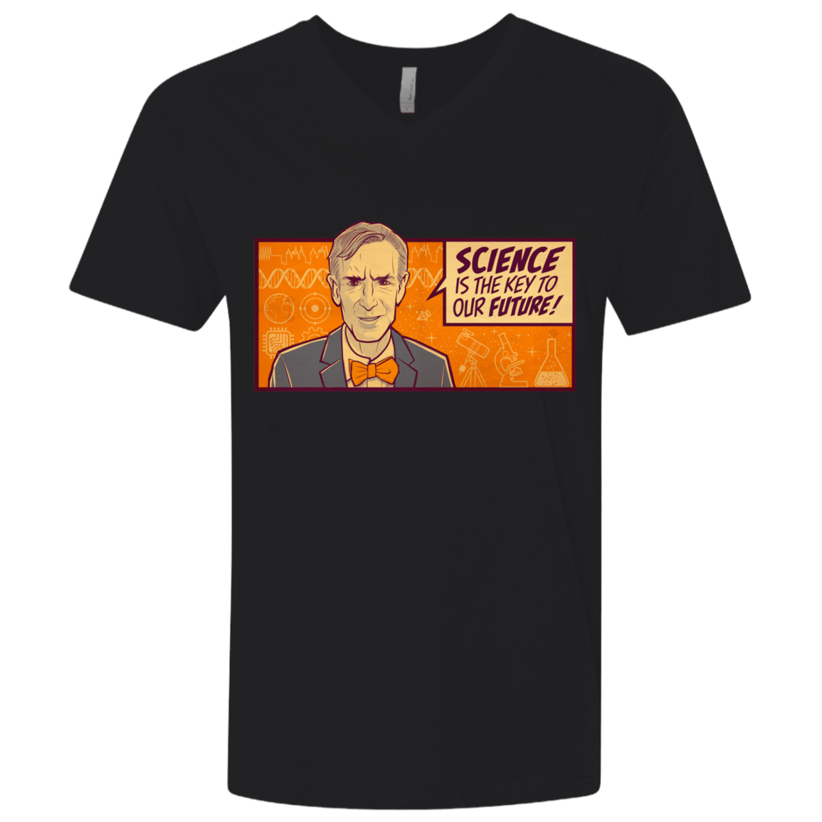 T-Shirts Black / X-Small NYE key future Men's Premium V-Neck