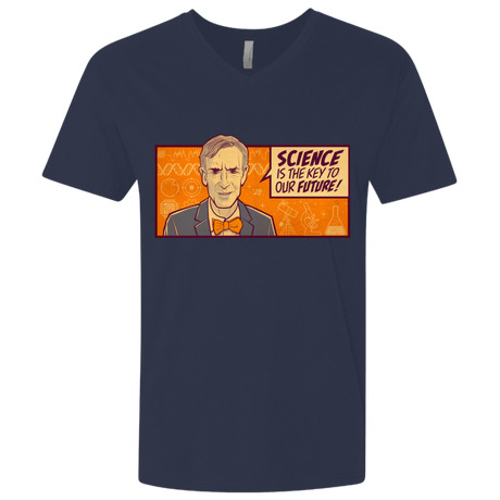 T-Shirts Midnight Navy / X-Small NYE key future Men's Premium V-Neck