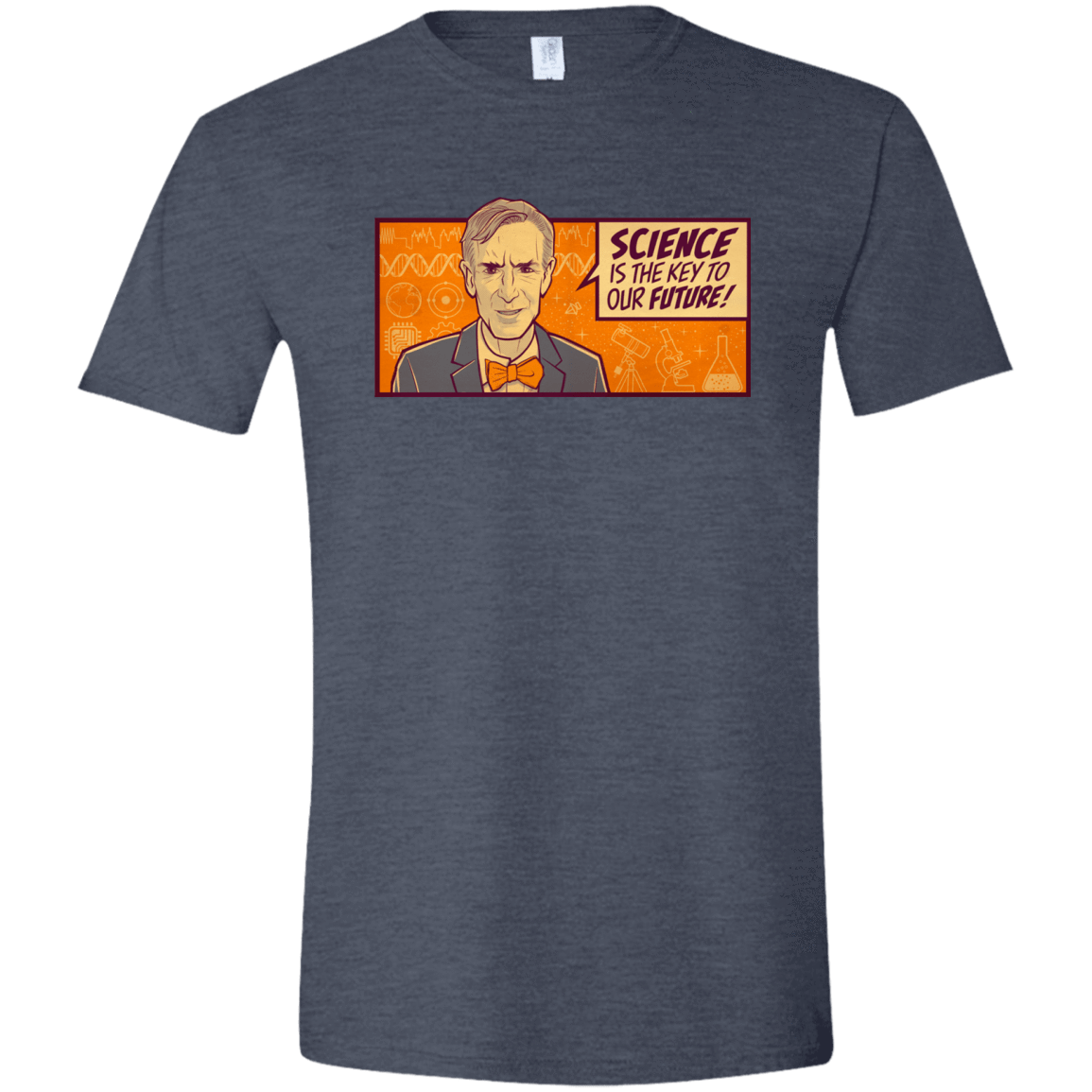 T-Shirts Heather Navy / S NYE key future Men's Semi-Fitted Softstyle