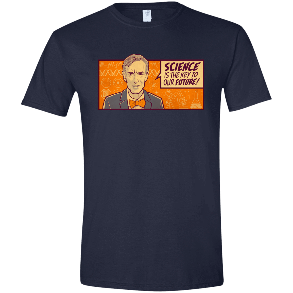 T-Shirts Navy / X-Small NYE key future Men's Semi-Fitted Softstyle