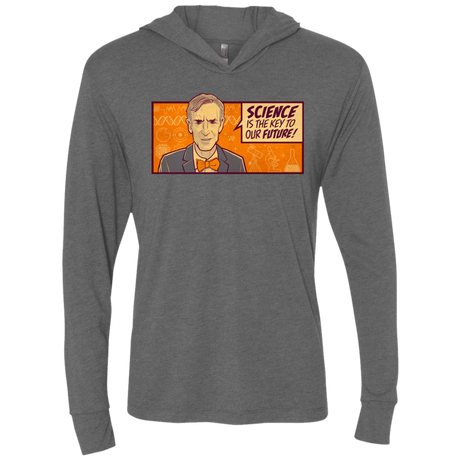 T-Shirts Premium Heather / X-Small NYE key future Triblend Long Sleeve Hoodie Tee