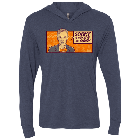 T-Shirts Vintage Navy / X-Small NYE key future Triblend Long Sleeve Hoodie Tee