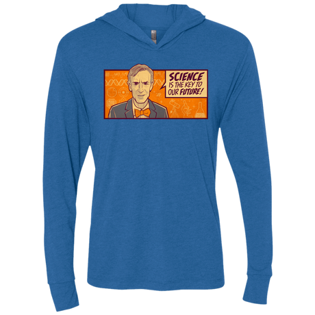 T-Shirts Vintage Royal / X-Small NYE key future Triblend Long Sleeve Hoodie Tee