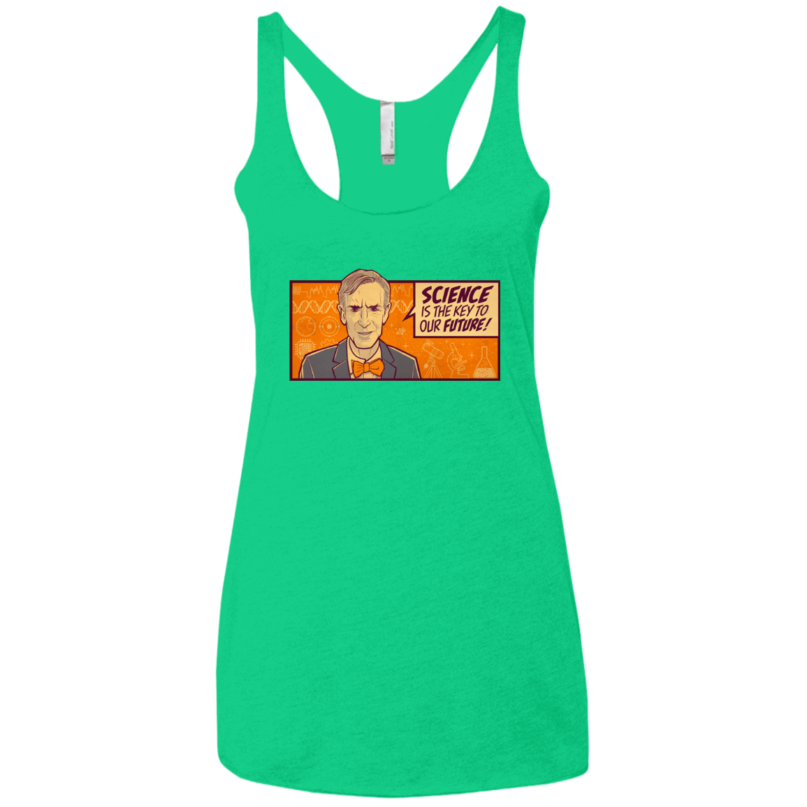 T-Shirts Envy / X-Small NYE key future Women's Triblend Racerback Tank