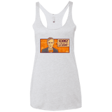 T-Shirts Heather White / X-Small NYE key future Women's Triblend Racerback Tank