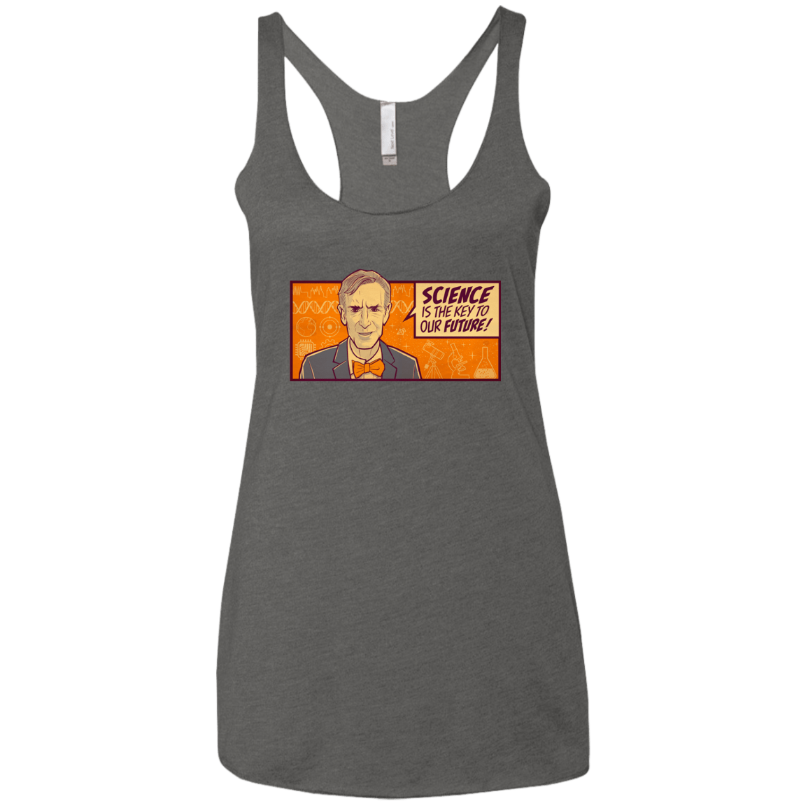 T-Shirts Premium Heather / X-Small NYE key future Women's Triblend Racerback Tank