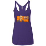 T-Shirts Purple Rush / X-Small NYE key future Women's Triblend Racerback Tank