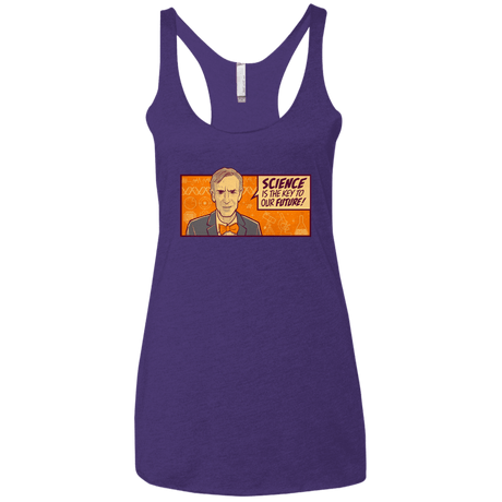 T-Shirts Purple Rush / X-Small NYE key future Women's Triblend Racerback Tank