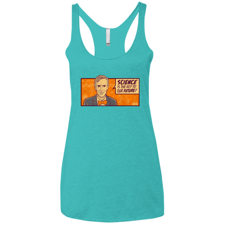 T-Shirts Tahiti Blue / X-Small NYE key future Women's Triblend Racerback Tank