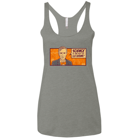 T-Shirts Venetian Grey / X-Small NYE key future Women's Triblend Racerback Tank