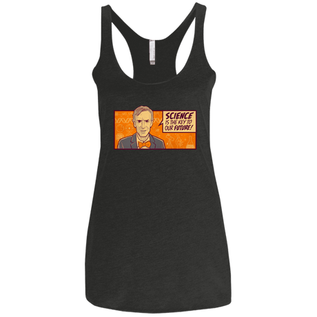 T-Shirts Vintage Black / X-Small NYE key future Women's Triblend Racerback Tank