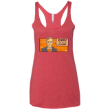 T-Shirts Vintage Red / X-Small NYE key future Women's Triblend Racerback Tank