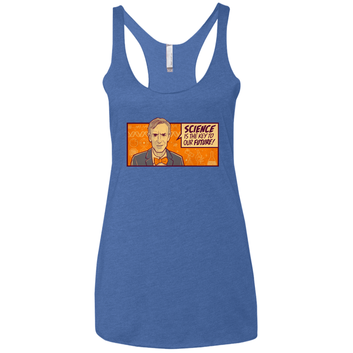 T-Shirts Vintage Royal / X-Small NYE key future Women's Triblend Racerback Tank