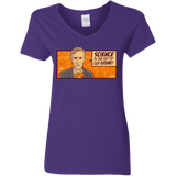 T-Shirts Purple / S NYE key future Women's V-Neck T-Shirt