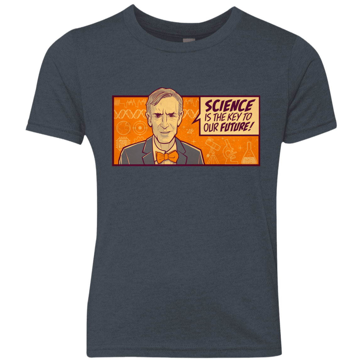 T-Shirts Vintage Navy / YXS NYE key future Youth Triblend T-Shirt