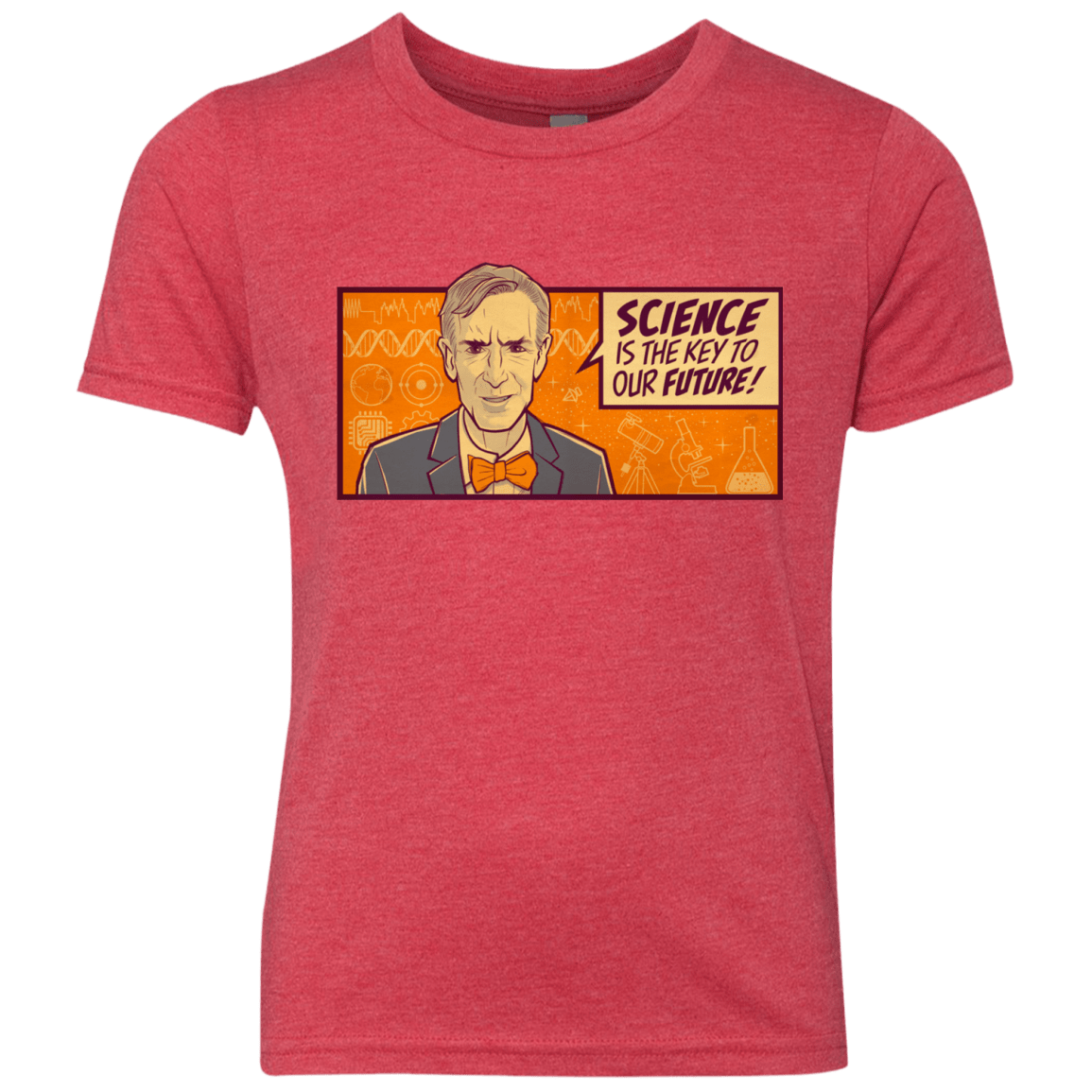 T-Shirts Vintage Red / YXS NYE key future Youth Triblend T-Shirt