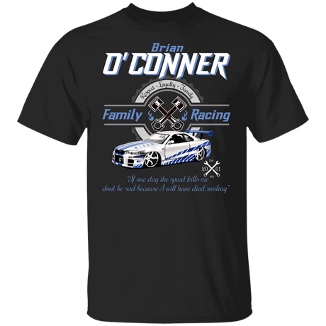 T-Shirts Black / YXS O'Conner Street Racing Youth T-Shirt