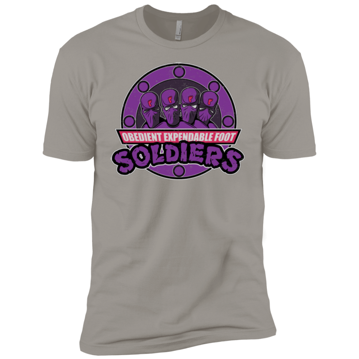 T-Shirts Light Grey / YXS OBEDIENT EXPENDABLE FOOT SOLDIERS Boys Premium T-Shirt