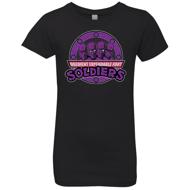 T-Shirts Black / YXS OBEDIENT EXPENDABLE FOOT SOLDIERS Girls Premium T-Shirt