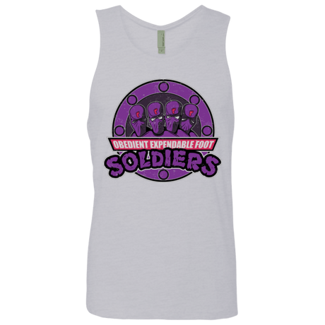 T-Shirts Heather Grey / Small OBEDIENT EXPENDABLE FOOT SOLDIERS Men's Premium Tank Top