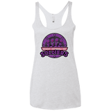 T-Shirts Heather White / X-Small OBEDIENT EXPENDABLE FOOT SOLDIERS Women's Triblend Racerback Tank