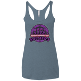 T-Shirts Indigo / X-Small OBEDIENT EXPENDABLE FOOT SOLDIERS Women's Triblend Racerback Tank