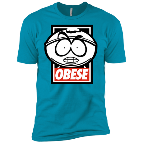 T-Shirts Turquoise / YXS Obese Boys Premium T-Shirt
