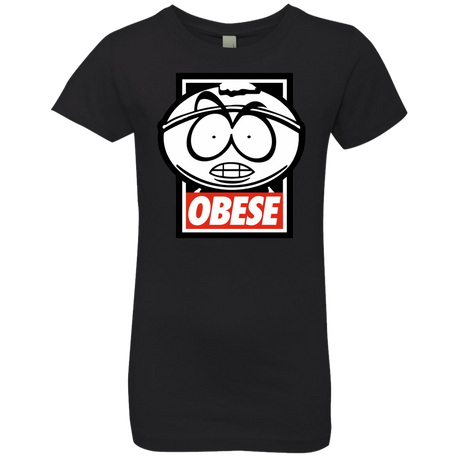 T-Shirts Black / YXS Obese Girls Premium T-Shirt