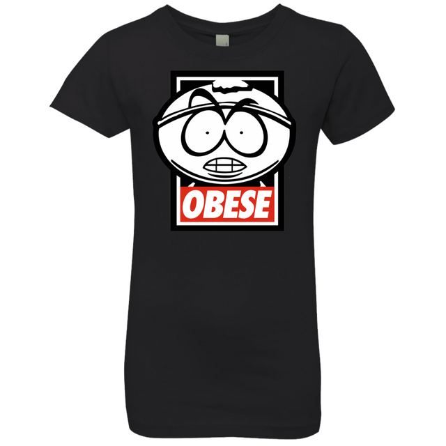 T-Shirts Black / YXS Obese Girls Premium T-Shirt