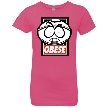 T-Shirts Hot Pink / YXS Obese Girls Premium T-Shirt