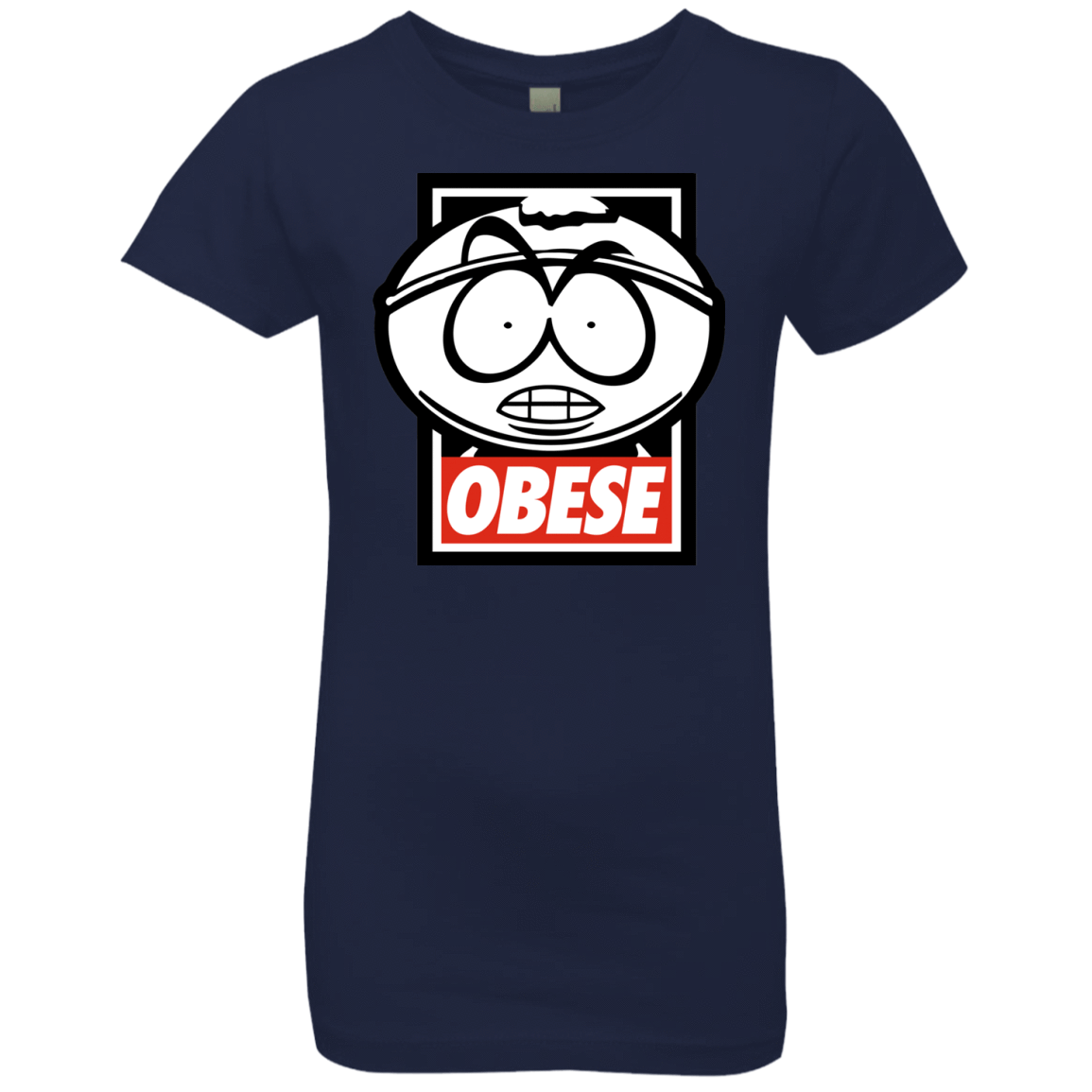 T-Shirts Midnight Navy / YXS Obese Girls Premium T-Shirt