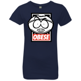 T-Shirts Midnight Navy / YXS Obese Girls Premium T-Shirt