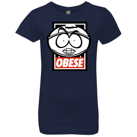 T-Shirts Midnight Navy / YXS Obese Girls Premium T-Shirt