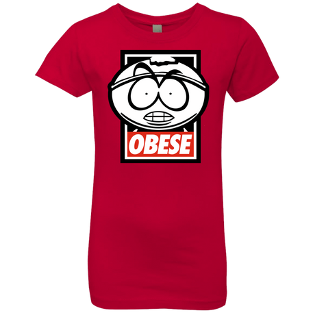 T-Shirts Red / YXS Obese Girls Premium T-Shirt