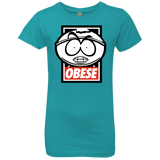 T-Shirts Tahiti Blue / YXS Obese Girls Premium T-Shirt