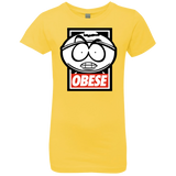 T-Shirts Vibrant Yellow / YXS Obese Girls Premium T-Shirt