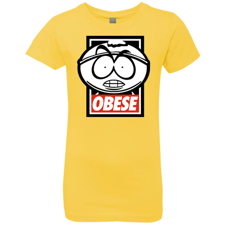 T-Shirts Vibrant Yellow / YXS Obese Girls Premium T-Shirt