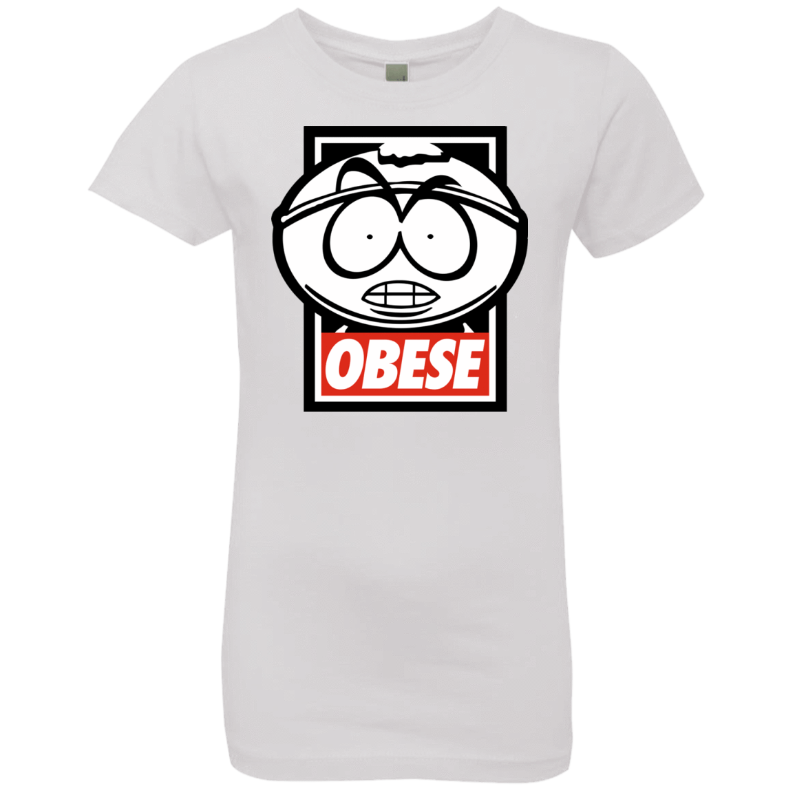 T-Shirts White / YXS Obese Girls Premium T-Shirt