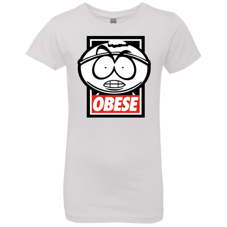 T-Shirts White / YXS Obese Girls Premium T-Shirt