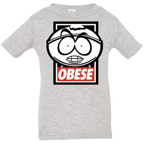 T-Shirts Heather Grey / 6 Months Obese Infant Premium T-Shirt