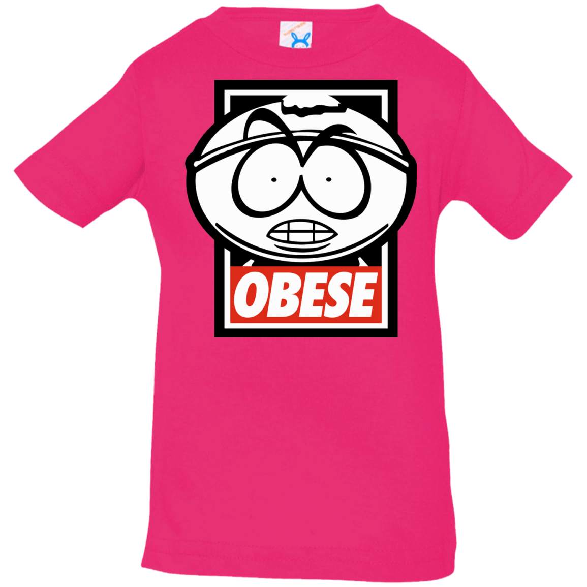 T-Shirts Hot Pink / 6 Months Obese Infant Premium T-Shirt