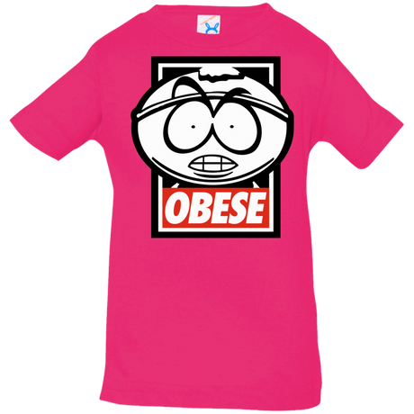 T-Shirts Hot Pink / 6 Months Obese Infant Premium T-Shirt