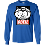 T-Shirts Royal / S Obese Men's Long Sleeve T-Shirt